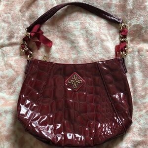 Burgundy simply Vera wang purse